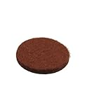 Amig - Möbelbeinschoner | Mod. 80 | Ø 18 mm | Filzkleber | Empfohlen für Holz, Keramik und Parkett | Schützt den Boden vor Kratzern | Brauner Filz