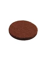 Amig - Möbelbeinschoner | Mod. 80 | Ø 18 mm | Filzkleber | Empfohlen für Holz, Keramik und Parkett | Schützt den Boden vor Kratzern | Brauner Filz