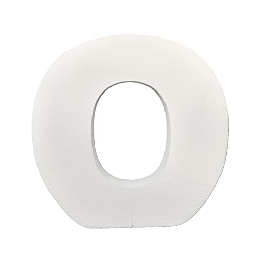 DecoPorex - Lettre O en polystyrène de 40 cm pour décoration, événement, cérémonie, prénom de mariage