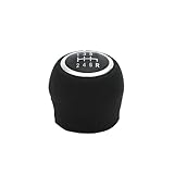 ギアシフトレバー グランデプント用 2006-2012 リネア用 2007-2015 5/6速 MT 車用ギアシフトノブシファーレバーチェンジヘッド シフトノブ(6 Speed Black)