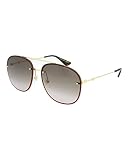 Gucci Damskie GG0227S 003 okulary przeciwsłoneczne, złote (3/Brown), 62