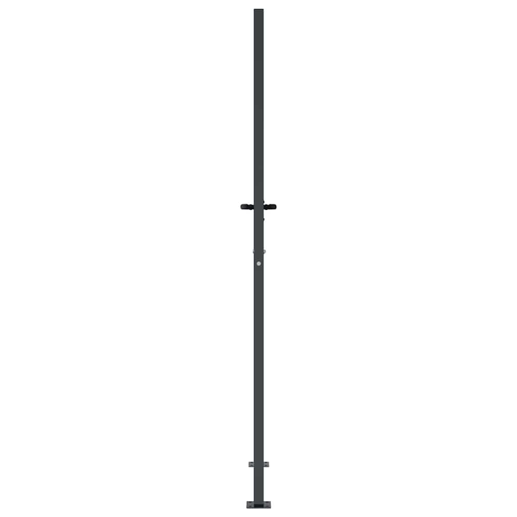 Gartentor, Gartentor Metall, Gartentore, Einfahrtstor, Hoftor, Gartenpforte, Anthrazit 100x175 cm Stahl Gras-Design