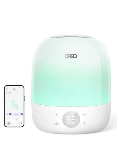 DREO Humidifier with Night Light and Sleep Timer