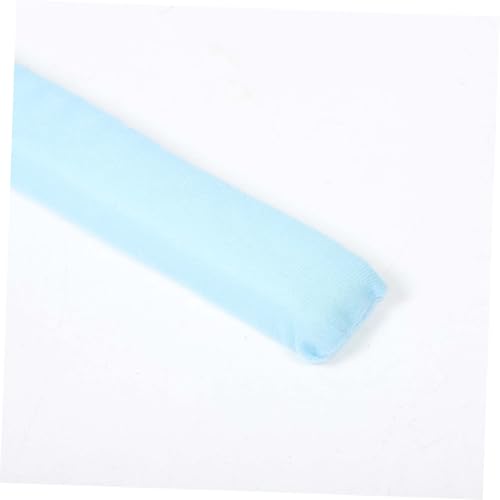 Almohada cuña para cabecero de cama azul relleno de espacio de colchón 4