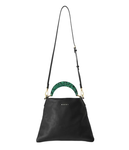 MARNI[マルニ]【レディース】VENICE HOBO SMALL ブラック/スフェリカルグリーン FREE(ONE)