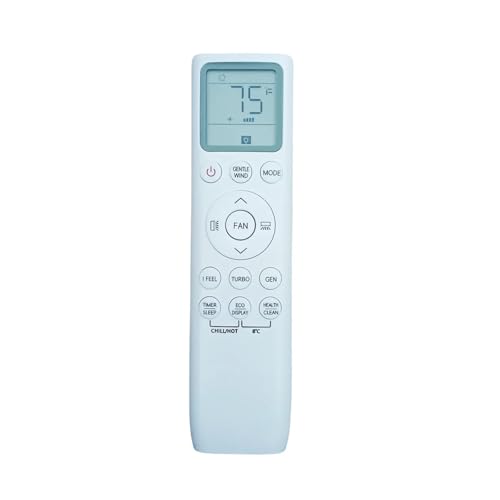 Télécommande pour climatiseur 902 12BRN avec écran LCD et transmission infrarouge stable