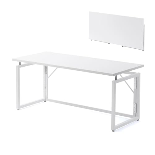 サンワダイレクト ローテーブル 折りたたみ コンパクト 幅90×奥行40×高さ40cm 完成品 折りたたみテーブル PCデスク ホワイト 100-DESKH085W