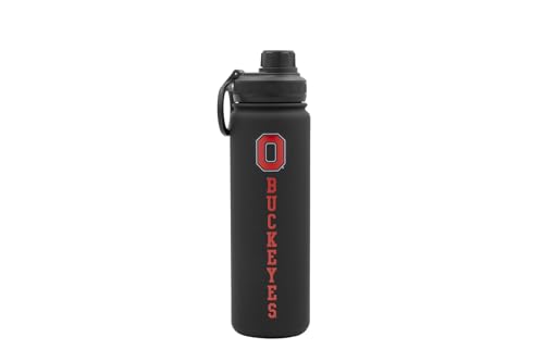 - Black Double Walled Stainless Steel 24 Oz Keeps Drinks Col