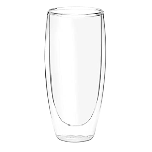 Copo Para Café Chá Cerveja Vidro Duplo Drinks Borossilicato 600 ml