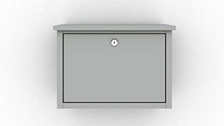 Indian Decor Metal Newspaper Rack with Letter Box (Silver Grey) Secure and Durable-picture-19