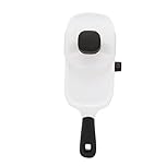 Amazon Basics Mandoline Slicer, Hand-Held Potato Vegetable Fruit Slicer with 3 Adjustable Settings and Safety Guard, 28.7 x 11.4 x 6.4 cm, White