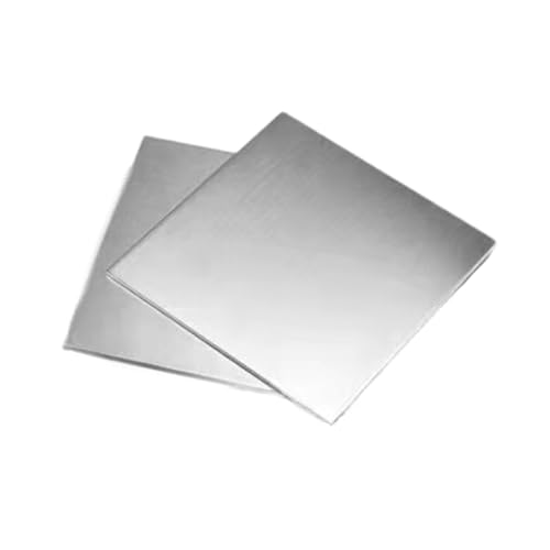 Bopaodao 304 Stainless Steel Plate 1mm x 200mm x 300mm, 2Pcs 304 SS Plates Sheets 0.04