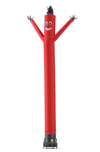 Image of LookOurWay Air Dancers Inflatable Tube Man Set - 20 Feet Tall Wacky Waving Inflatable Dancing Tube Guy with 1 HP Blower for Business Promotion - Red