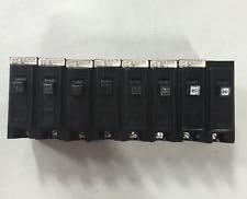 8- BAB1020 CHALLENGER (CUTLER HAMMER) 20 AMP, 1 POLE BOLT ON, CIRCUIT BREAKERS 120/240V 1P 20A