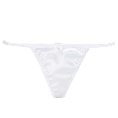 KHJK Actif Femmes Culottes G-String sous-Vêtements sous-vêtements à Faible Hauteur des sous-vêtements sous-vêtements (Color : White, Size : L)