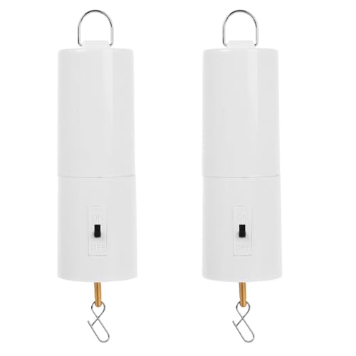 Toddmomy 2stücke Windspiel Motor Batteriebetrieben Für Hängende Gartendekoration Leise Rotation Zuverlässige Energiequelle Für Windskulpturen Im Freien Einfach Austauschbar Weißer