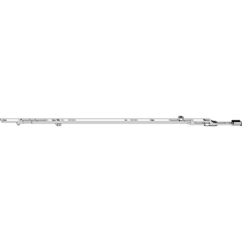 Mm Mittelverschluss verlängerbar 1iS ffb ffh 801-1280 mm silber (201840) - Maco