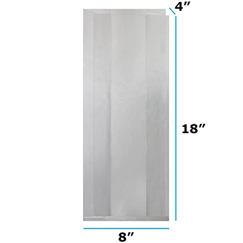 Blue Donuts Clear Bread Bag - 100 count / Includes 100 Cable Ties image_2