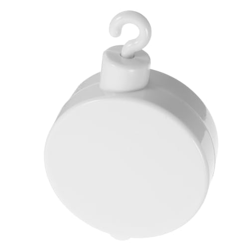 HAPINARY Campana y o Componentes Musical Color en Blanco de Cuna Electrónicos, Fácil de Limpiar Desmontar para Colgar Adecuado Cochecito