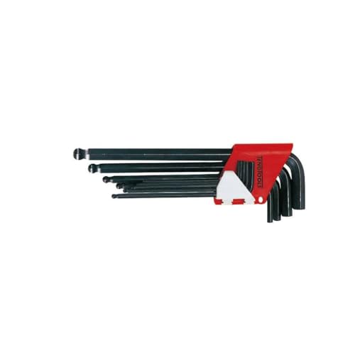 Teng 1479MM 9 Metric 1.5-10mm Ball-Point Hex Key Set