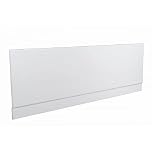 VeeBath Linx Universal Front Side Bath Panel White Gloss Moisture Resistant PVC with Adjutable Plinth - 1700mm