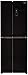 Whirlpool 406 L Inverter Frost-Free Multi-Door Refrigerator (WS QUATRO 460 CRYSTAL BLACK)