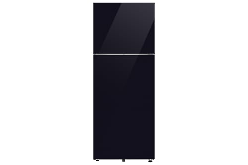Image of Samsung 467 L, 2 Star, Convertible 5-in-1, Digital Inverter, Frost Free Double Door, Bespoke AI WiFi Refrigerator (RT80H51C2BHL, Glass Finish, Clean Black, 2026 Model)