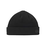 [ニューエラ] ニット帽 ショート無地 ONSPOTZ別注 ブラック/ブラック FREE Basic Cuff Knit Short