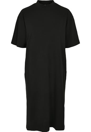 Urban Classics Damen Women's Organic Long Oversized Tee Dress Kleid, Schwarz, M EU