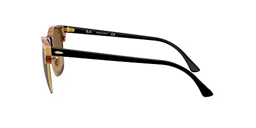 Image of Ray-Ban Rb3016 Clubmaster Classic Unisex Round Non-Polarized Sunglasses