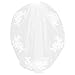 Produktbild frcolor Bridal Veil kurz Hochzeit VAILS, mit Spitze Applikationen und elegantes Kristall Perlen (creme)
