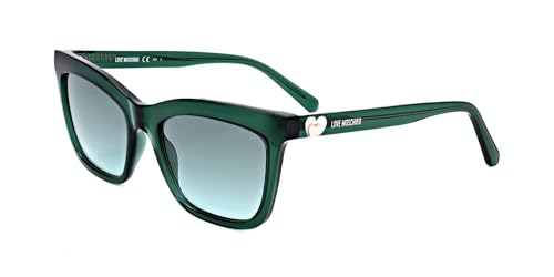 Lunettes de soleil Love Moschino MOL057/S vertes pour femme en taille 54/18/140