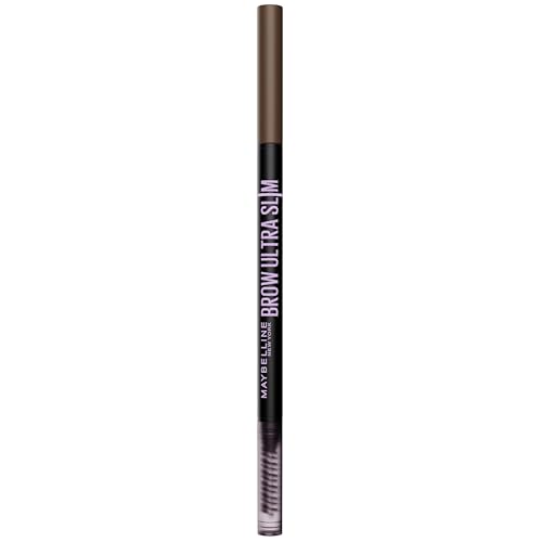 Maybelline Express Brow, Matita Sopracciglia Ultra Slim, Per Sopracciglia Precise e definite, Deep Brown (05),