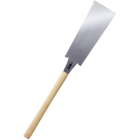 KAKURI Japanese Pull Saw 10.6 Inch Ryoba Double Edge Hand Saw for Woodworking with Plastic Sheath Made in Japan (41992) Cover