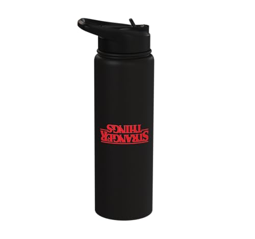 Stranger Things Return To The Upside Officially Licensed Stainless Steel Insulated Water Bottle