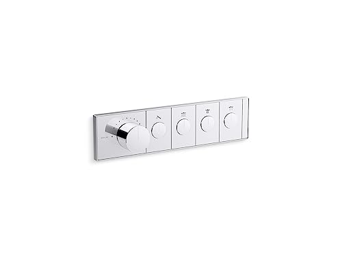 KOHLER K- 26348-9-AF Anthem TM control termostático mecánico empotrado 4 salidas, Oro francés vibrante miniatura 1