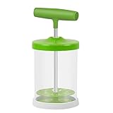 BESPORTBLE Professioneller Manueller Milchaufschäumer Grün aus Hitzebeständigem Material mit Griff Praktisches Küchengerät für Cappuccino und Kaffeeschaum