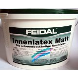 FEIDAL Innenlatex Matt weiß, für innen, matt, lösemittelfrei,