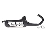 Auspuff Tecnigas Silent Pro 2-Takt kompatibel mit/für Piaggio NRG 50 C21 - AC DT 1999-2004