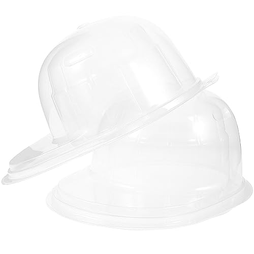 PRETYZOOM 2Pcs Plastic Hat Stand Rack Baseball Caps Hat Shaper Caps Display Supports Tabletop Hat Holders Display Wig Holder Cap Rack for Home Travel