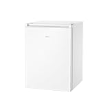 SAMKYO 冷蔵庫 小型 65L 幅44.4cm スリム 一人暮らし 右開き 1ドア 直冷式 静音 耐熱天板 GU65S ホワイト