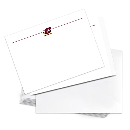 Desert Cactus Central Michigan Chippewas 10 Pack Notecards (1a)