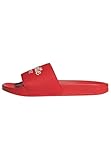 adidas Adilette Shwr Kids Pool Shoes Vivid Red/White 5 UK Child