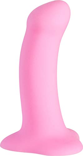 FUN FACTORY Dildo AMOR (Rosa) – kleiner Dildo mit Saugfuß MADE IN GERMANY, stimulierendes Sex-Spielzeug für Frauen & Männer aus 100% medizinischem Silikon, hautfreundlich & geruchsneutral