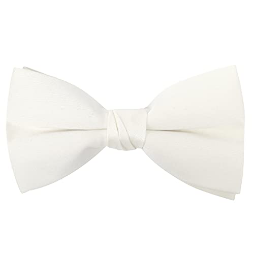 Image of boxed-gifts Mens Clip On Bow Tie - Solid Color Bowties for Men