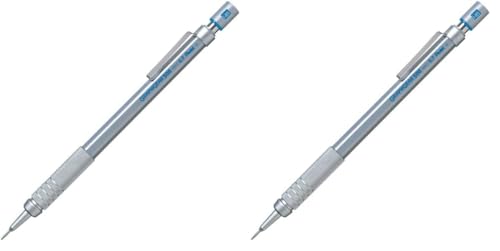 ぺんてる シャープペン グラフギア500 PG517 0.7mm シルバー (× 2)