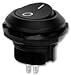 E-SWITCH RR3130ABLKBLKFS Rocker Switch, Non Illuminated, SPST, On-Off, Black, Panel, 10 A (10 pieces)