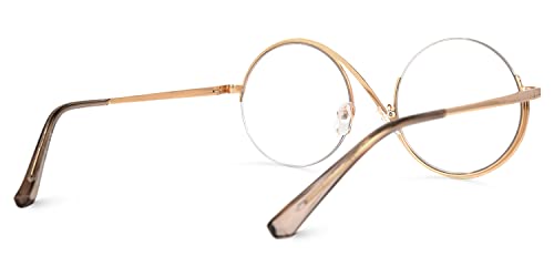 Vooglam Tortoise Round Frame Eyewear For Women Manley #TOP4