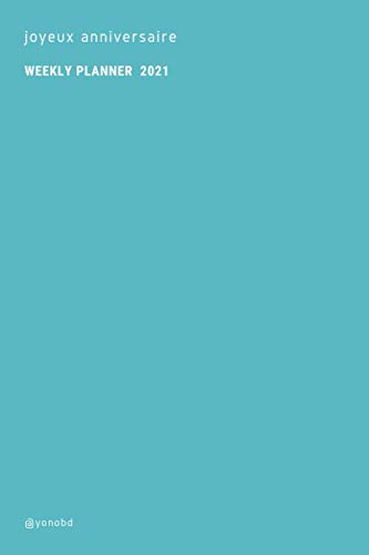 joyeux anniversaire: Happy year gift blank note 120 page 6×9 D