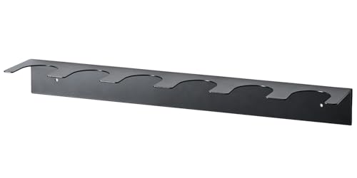 Ankerkraut 6er Gewürz-Regal, Gewürz-Organizer aus Metall, original passend für 6x Gewürzgläser, einfache Montage inkl. 2x Dübel und Schrauben, Made in Germany